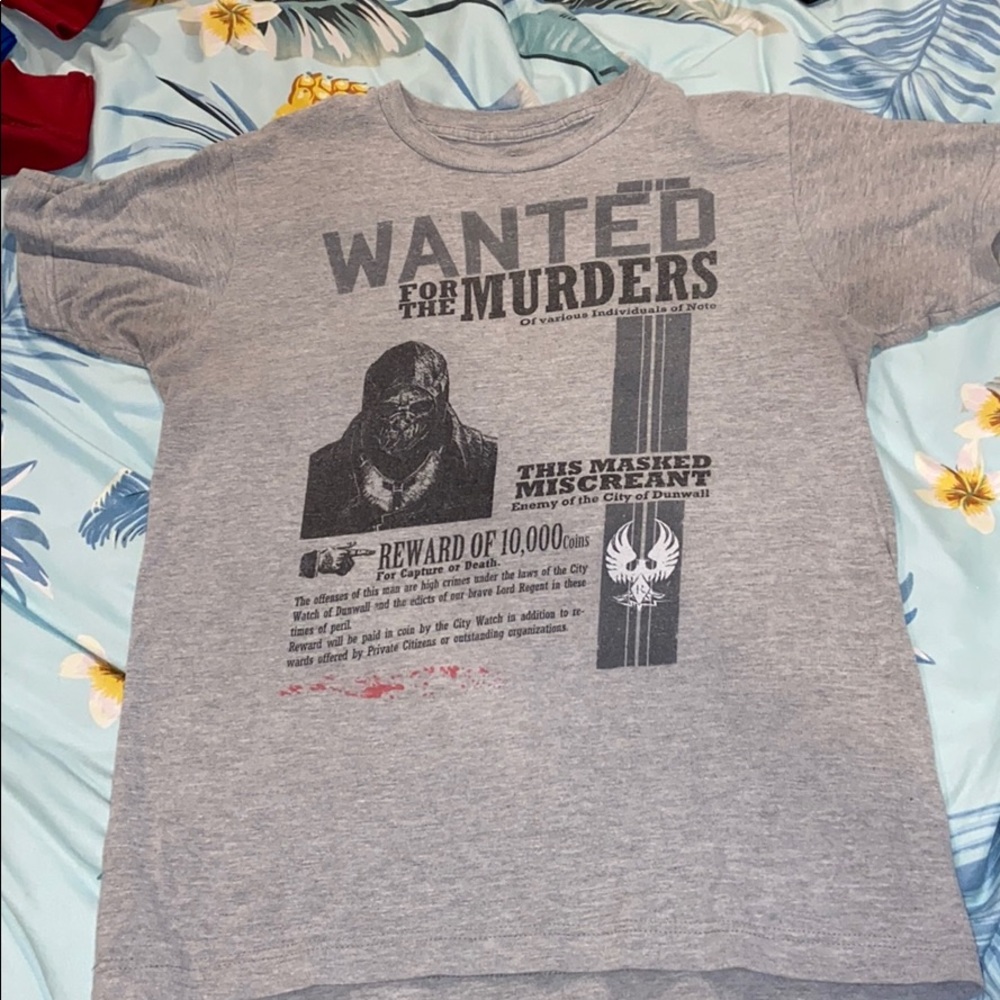 Loot crate Dishonored game T-shirt
